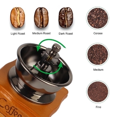 Molinillo De Café Manual Moledor De Granos Y Semillas Retro en internet