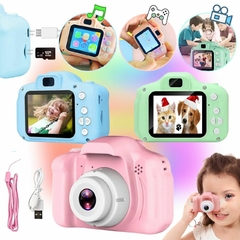 Mini Cámara Digital Para Niños Carga Usb Con Juegos Y Música