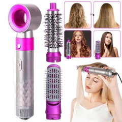 Cepillo Electrico Secador Pelo 3 En 1 Accesorios Intercambia