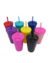 Imagem do Copos Personalizados com tampa e Canudo - 500ml - 5und
