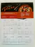 Calendário de Parede - Tam. 19,6x27cm - Personalizado - 50und.