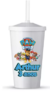 Copos Personalizados com tampa e Canudo - 500ml - 5und - loja online