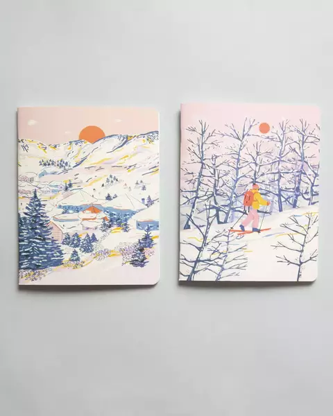 Libretas grandes x2 - INVIERNO