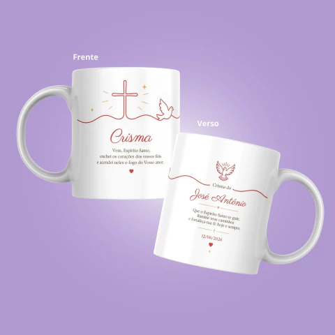 Caneca Crisma + embalagem