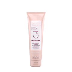 Crema desenredante Keratin Therapy Lisse Design de Alfaparf, 150 ml, ideal para cabellos dañados.