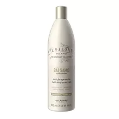 Bálsamo IL Salone de 500 ml, diseñado para nutrir y proteger cabellos secos y dañados.