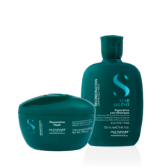 Semi Di Lino Reconstruction: Shampoo 250ml Y Mask 200ml - comprar online