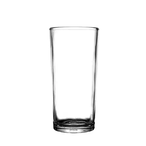 Vaso de Vidrio 293 ml (20 Piezas) Cubero Liso