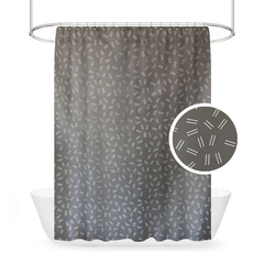 Cortina de baño teflon Astrid Gris - comprar online