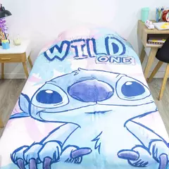 Frazada de corderito Stich 1 1/2plz Piñata - comprar online