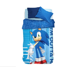 Acolchado Piñata Sonic 1 1/2plz