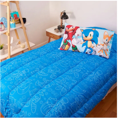 Acolchado Piñata Sonic 1 1/2plz - comprar online