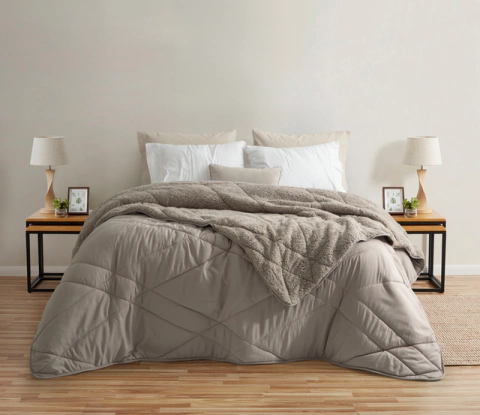 Edredón con corderito norway Alcoyana - comprar online