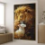 Quadro Vertical - O Leão e o cordeiro - Proteção Divina - PD01 - comprar online