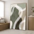 Imagem do Quadro Vertical - Abstrato Verde e Branco - AVB02