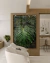 Quadro Vertical - Folhas Verde Natural - FN