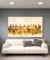 Quadro Santa Ceia Tons Dourado - SC- 1