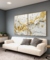 Quadro Duplo - Abstrato Dourado - AD2 - comprar online