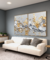 Quadro Duplo - Abstrato Dourado - AD1 - comprar online