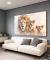 Quadro Familia Leões - FaM4 - comprar online