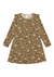 Vestido meia malha penteada alakazoo
