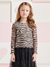 Blusa de tule de tigre