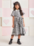 VESTIDO XADREZ COM LAÇO MOMI