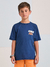 T-shirt Youccie azul oceano
