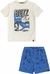 CONJUNTO T-SHIRT E BERMUDA PEROLA