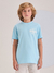 CONJUNTO T-SHIRT AZUL CAPRI COM SHORTS - comprar online