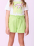 Conjunto blusa pérola com shorts - muvile