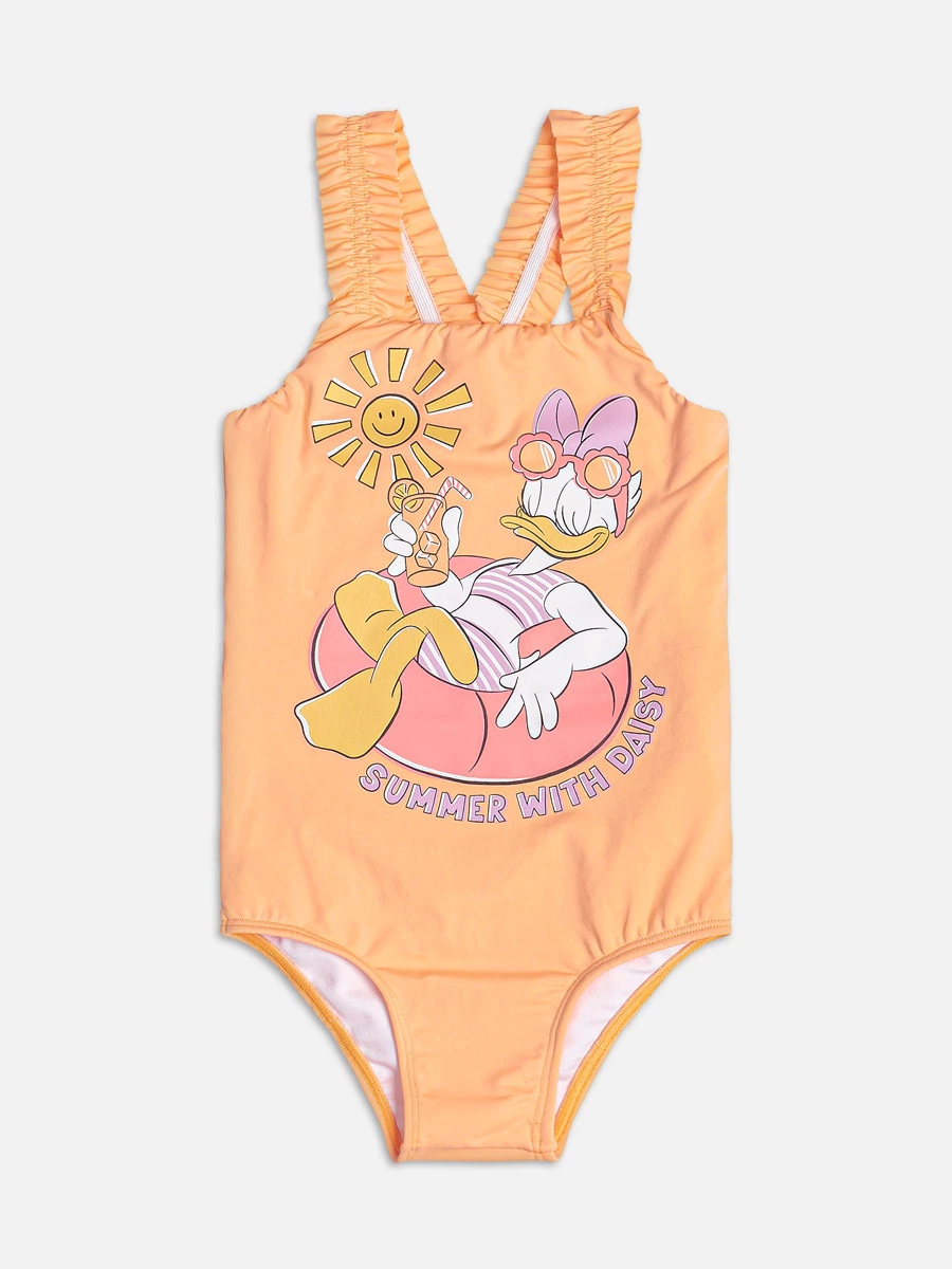 MAIO DAISY LARANJA FLUOR, COM ALÇAS FRANZIDAS