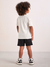 Conjunto t-shirt pérola com bermuda - comprar online