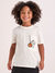 Conjunto t-shirt pérola com bermuda na internet
