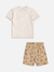 Conjunto t-shirt off white com bermuda - muvile