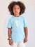 CONJUNTO T-SHIRT AZUL COM BERMUDA na internet