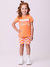 CONJUNTO BLUSA COM SHORTS LARANJA SUNSET