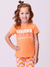 CONJUNTO BLUSA COM SHORTS LARANJA SUNSET na internet