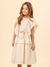 VESTIDO COM BABADO E SIANINHA