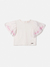 Blusa Infantil Manga Evasê com Strass Animê