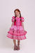 Vestido Junino Xadrez Rosa - comprar online