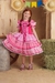 Vestido Junino Xadrez Rosa