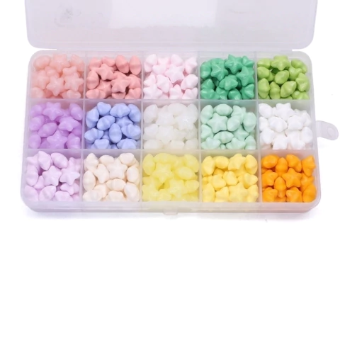 KIT PERLAS DE LACRE PARA SELLO ESTRELLAS COLOR PASTEL - comprar online