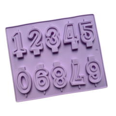MOLDE SILICONA PLANCHA VELAS NUMEROS