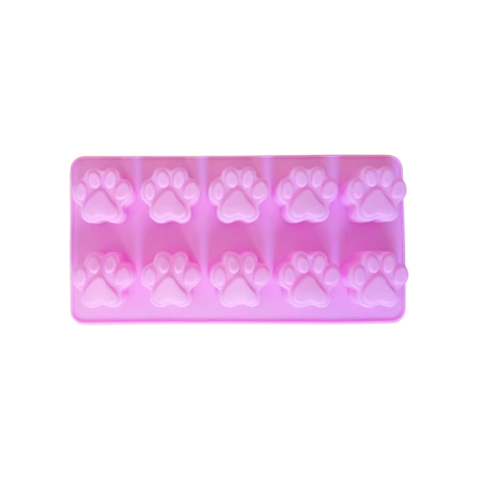 MOLDE SILICONA PLANCHA 10 HUELLAS