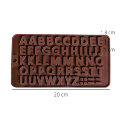 MOLDE LETRAS ABC ABECEDARIO DOBLE - comprar online