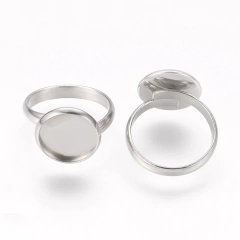 ANILLO ACERO INOXIDABLE REGULABLE X 12 MM POR UNIDAD en internet