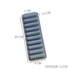 MOLDE SILICONA PLANCHA 10 MINI RECTANGULOS - comprar online