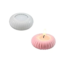 MOLDE SILICONA PORTA VELA NOCHE RAYADO 5,5 x 2 CM - comprar online
