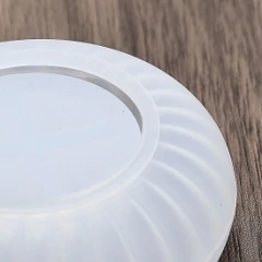 MOLDE SILICONA PORTA VELA NOCHE RAYADO 5,5 x 2 CM - tienda online